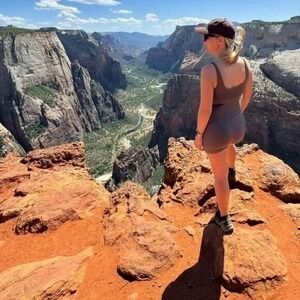 JoyLab Women's Seamless Short Bodysuit - Taupe Size XXL